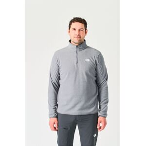 The North Face Glacier Fleece 1/4 Zip Jacket - TNF Mid Grey Heather - 3XL Male The North Face Glacier Fleece 1/4 Zip Jacket - TNF Mid Grey Heather - 3XL Male