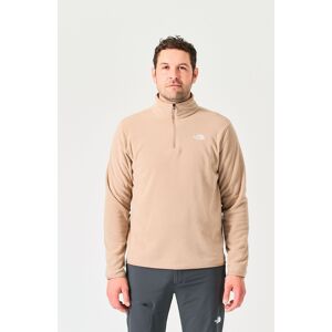 The North Face Glacier Fleece 1/4 Zip Jacket - Mushroom Grey - XXL Male The North Face Glacier Fleece 1/4 Zip Jacket - Mushroom Grey - XXL Male