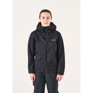 Rab Downpour Plus 2.0 Jacket - Black - 8 Female Rab Downpour Plus 2.0 Jacket - Black - 8 Female