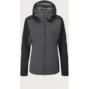 Rab Kinetic 2.0 Alpine Jacket - Anthracite - 10 Female Rab Kinetic 2.0 Alpine Jacket - Anthracite - 10 Female