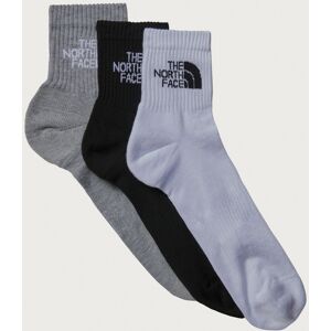 The North Face Multi Sport Cushion 1/4 Socks 3 Pack - Black Assorted - M Unisex The North Face Multi Sport Cushion 1/4 Socks 3 Pack - Black Assorted - M Unisex