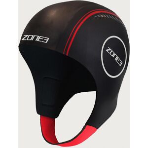 Zone3 Neoprene Swim Cap Large Black/Red - Swim Cap Zone3 Neoprene Swim Cap Large Black/Red - Swim Cap