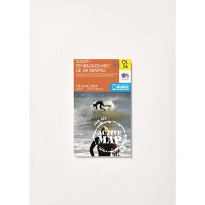 Ordnance Survey South Pembrokeshire - OS Explorer Active OL36 Map unisex Ordnance Survey South Pembrokeshire - OS Explorer Active OL36 Map unisex