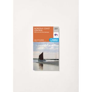 Ordnance Survey Norfolk Coast Central - OS Explorer 251 Map unisex Ordnance Survey Norfolk Coast Central - OS Explorer 251 Map unisex
