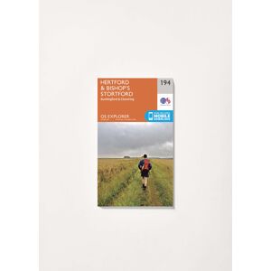 Ordnance Survey Hertford & Bishop's Stortford - OS Explorer 194 Map unisex Ordnance Survey Hertford & Bishop's Stortford - OS Explorer 194 Map unisex