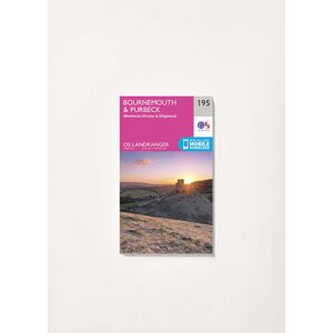 Ordnance Survey Bournemouth, Purbeck, Wimborne Minster & Ringwood - Landranger 195 Map unisex Ordnance Survey Bournemouth, Purbeck, Wimborne Minster & Ringwood - Landranger 195 Map unisex