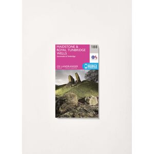 Ordnance Survey Maidstone & Royal Tunbridge Wells - Landranger 188 Map unisex Ordnance Survey Maidstone & Royal Tunbridge Wells - Landranger 188 Map unisex