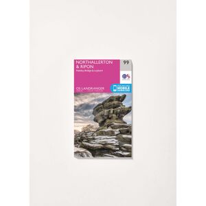 Ordnance Survey Northallerton, Ripon, Pateley Bridge & Leyburn - Landranger 99 Map unisex Ordnance Survey Northallerton, Ripon, Pateley Bridge & Leyburn - Landranger 99 Map unisex