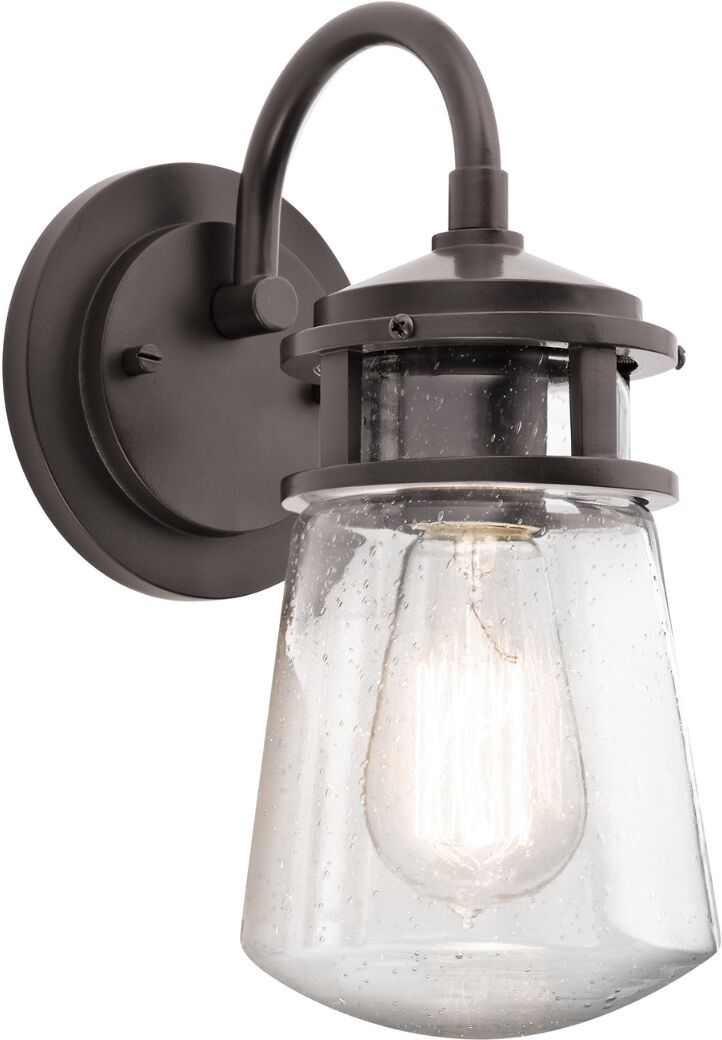 Kichler Lighting KL-LYNDON2-S-AZ Lyndon Small Exterior Wall Lantern Bronze