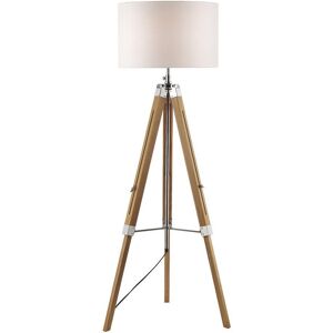 Dar Lighting Dar EAS4943 + PYR182 Easel Wooden Tripod Floor Lamp with Shade