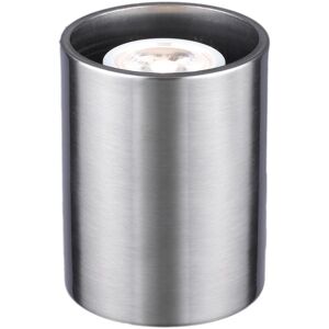 Lights4Living Small Modern Satin Silver LED Floor / Table Lamp Uplighter - No Bulb