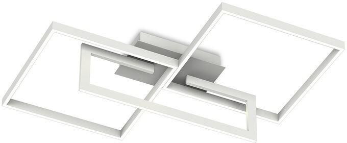 Mantra Lighting Mantra M6561 Mural 48 Watt Dimmable Flush Ceiling Light In Matt White - Length: 700mm