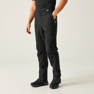 Regatta Men's Breathable Highton Waterproof Overtrousers Black, Size: L Long