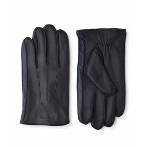 Savile Row Company Black Navy Nappa Leather Gloves M/L - Men