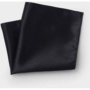 Savile Row Company Black Silk Pocket Square - Men