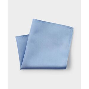 Savile Row Company Blue Fine Twill Silk Pocket Square - Men