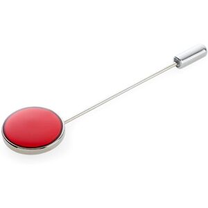 Savile Row Company Red Enamel Round Lapel Pin - Men