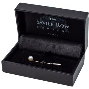 Savile Row Company Sterling Silver Pearl Lapel Pin - Men