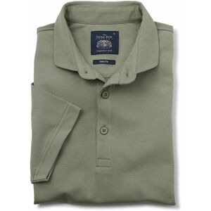 Savile Row Company Khaki Cotton Piqué Slim Fit Polo Shirt XXXL - Men