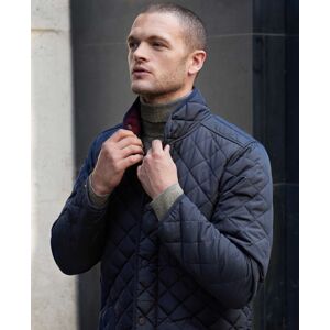 Savile Row Company Navy Quilted Jacket M - Men