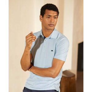 Savile Row Company Light Blue Cotton-Piqué Short Sleeve Polo Shirt L - Men