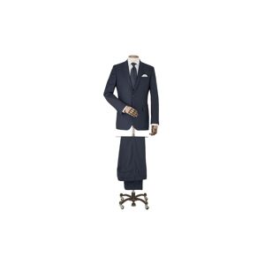 Savile Row Company Navy Stripe Tailored Suit - Men