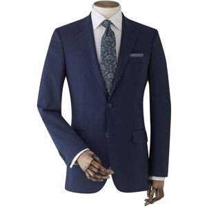 Savile Row Company Navy Wool-Blend Suit Jacket 46