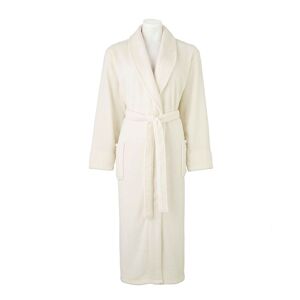 Savile Row Company Women's Cream Fleece Supersoft Dressing Gown 14 - Women