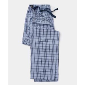 Savile Row Company Blue Check Cotton Lounge Pants XL - Men