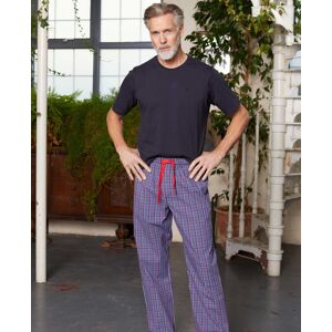 Savile Row Company Multi Check Organic Cotton Lounge Pants XL - Men