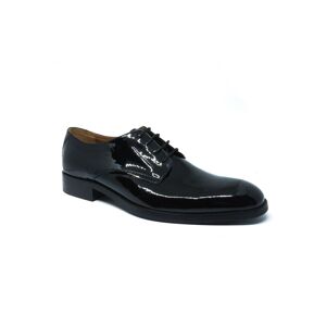 Savile Row Company Black Patent Leather Derby Shoes 8 - Men