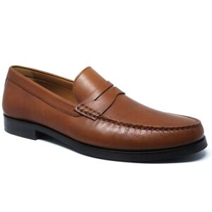 Savile Row Company Tan Leather Loafers 7 - Men