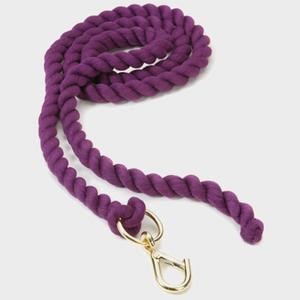 Shires Plain Headcollar Lead Rope - Purple, Purple - Unisex