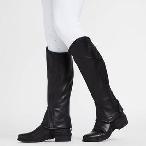 Dublin Adults Stretch Fit Half Chaps - Black, BLACK - Unisex