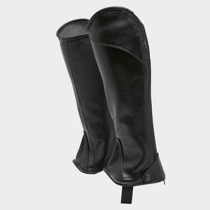 Dublin Childs Stretch Fit Half Chaps Black, HALF - Unisex