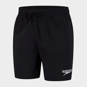 Speedo Men's Essentials 16" Swim Shorts - Black, Black - Male