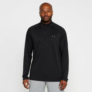 Under Armour Men's Ua Tech™ Quarter Zip Long Sleeve Top - Black, Black - Male