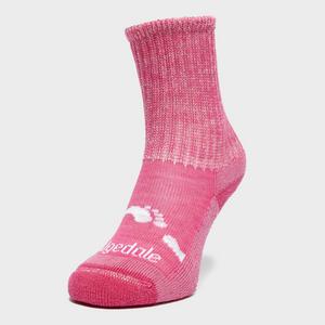 Bridgedale Kids' Woolfusion® Trekker Socks - Pink, Pink - Unisex