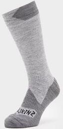 Sealskinz Waterproof All Weather Mid Length Socks - Grey, Grey - Male