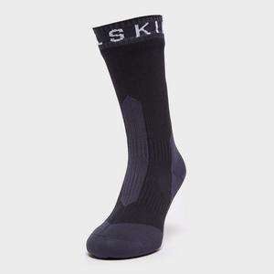 Sealskinz Extreme Cold Weather Waterproof Mid Length Sock - Grey, Grey - Male