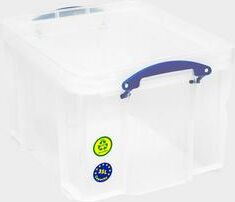 Really Useful Storage Box - 35L - Clear, CLEAR - Unisex