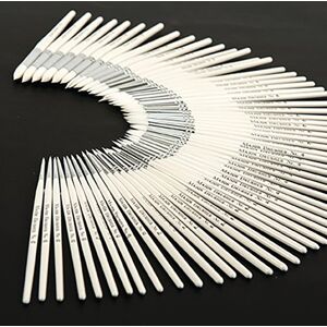 Major Brushes White Nylon Round Paint Brushes White Handle Pack of 60 MJWNR Major Brushes White Nylon Round Paint Brushes White Handle Pack of 60 MJWNR
