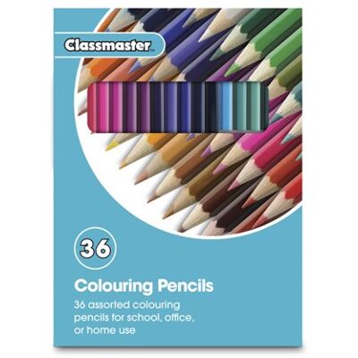 Classmaster - CPW36 - Assorted Colours - Colouring Pencils Classmaster - CPW36 - Assorted Colours - Colouring Pencils