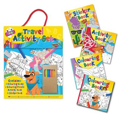 Artbox Childrens Travel Activity Set Pack of 6 6893 Artbox Childrens Travel Activity Set Pack of 6 6893