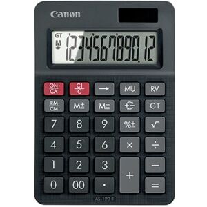 Canon AS-120 II 12 Digit Desktop Calculator Black 4722C002