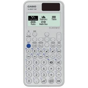 Casio FX-85GT CW ClassWiz Scientific Calculator Dual Powered White FX85GTCWWEWUT