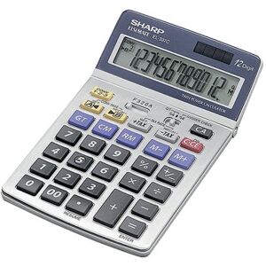 Sharp Semi-Desktop Tax Calculator 12-digit EL-337C