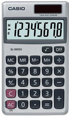 Casio Pocket 8-Digit Calculator SL-300SV