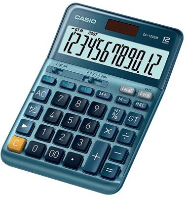 Casio DF-120EM 12 Digit Desktop Calculator DF-120EM-WK-UP