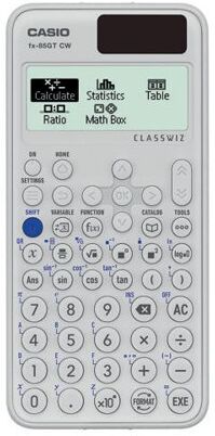 Casio FX-85GT CW ClassWiz Scientific Calculator Dual Powered White FX85GTCWWEWUT